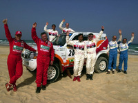 【2002パリ〜ダカールラリー】増岡「余裕のつもりが……」 画像