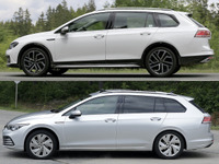 VW ゴルフオールトラック 新型、2020年内登場か…ヴァリアントと比較 画像