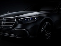 メルセデスベンツ Sクラス 次期型、全車に48Vマイルドハイブリッド　今秋実車発表 画像