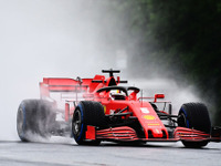 【F1 ハンガリーGP】雨のフリー走行2回目はフェラーリのベッテルが最速 画像