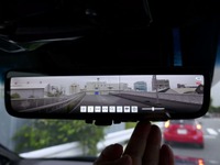 【トヨタ ハリアー 新型】話題の「録画機能付きデジタルインナーミラー」を体験 画像