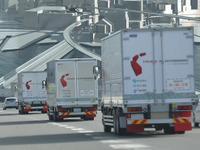 大型車メーカー4社、トラック隊列走行の商業化に向けACC＋LKA搭載車を商品化へ 画像