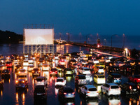 「ドライブインシアター」に注目…人気あるの？ アイドリングストップは？ 画像