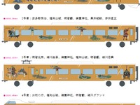 白い289系電車が「麒麟」に？…北近畿への特急に明智光秀ゆかりのラッピング車　8月8日から 画像