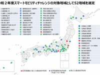 新しいモビリティサービスの実証実験を52地域で実施へ　経産省と国交省が選定 画像