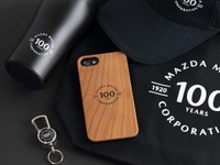 MZレーシング、マツダ100周年記念「iPhoneケース」発売 天然木仕様 画像