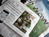 【iPhone 3G】イタリアでも報道された日本の「徹夜行列」＆クールな反応 画像