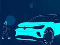 VWの電動コンパクトSUV『ID.4』、市販モデルを発表へ…今後数週間以内に 画像