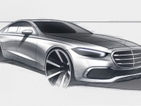 メルセデスベンツ Sクラス 次期型、9月2日のデビューが決定 画像