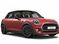 MINI 5ドア、限定車「ローズウッドエディション」発売…情熱的なレッドボディにブラックルーフ 画像