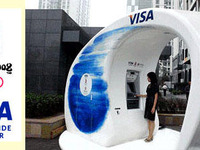 北京に磁器製ATM？…オリンピック公式スポンサーのVisaが展開 画像