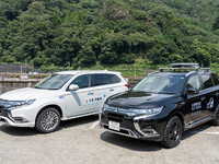 「特務機関NERV災害対策車両」も出動、三菱自動車と箱根町が災害時協力協定締結 画像