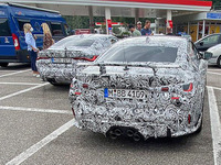マフラーはレクサス風? 謎のBMW M4、サーキット志向の「GTS」か 画像