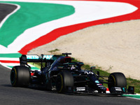 【F1 トスカーナGP】レッドブル・ホンダのアルボンが初表彰台の3位…ハミルトンとボッタスのメルセデス勢がワンツーフィニッシュ 画像