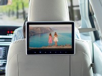 サンワサプライ、ヘッドレスト取り付け車載プレーヤー発売 長時間の移動を有意義に 画像