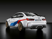 BMW M3 と M4 新型にMパフォーマンスパーツ、縦長グリルに匹敵するリアのインパクトを追求…欧州設定 画像