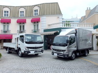 【三菱ふそう キャンター 新型】キャブデザイン刷新、先進安全装置を強化 画像