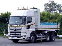 ダム建設現場で大型ダンプトラックを自動運転---日野と大林組が実証実験　11月に開始 画像