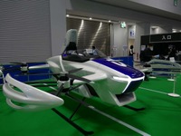 有人飛行試験に成功したSkyDrive『SD-03』公開、触って座って確かめた…フライングカーテクノロジー展 画像
