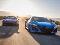 アキュラ NSX、初代オマージュの新色ブルー設定…2021年型を米国発表 画像
