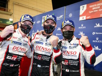 【WEC 19/20最終戦】勝った方が王者のトヨタ同門対決、小林可夢偉ら7号車トリオが初戴冠 画像