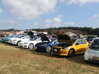 EVで車文字! ガソリン車もOKのイベントに150台…Japan EV Meetup 画像
