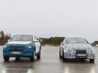 メルセデスベンツの新型EV、Sクラス と GLA に相当…プロトタイプが開発テスト［動画］ 画像