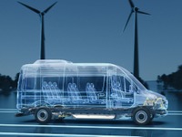 メルセデスベンツ、4列シートのEVミニバン開発中…次世代の電動商用車向け車台を発表 画像