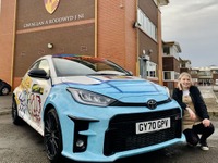 トヨタ GRヤリス、デザインコンペの優勝作品を実車化…「感謝」を表現 画像