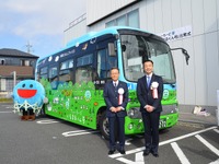 入間市、コミュニティバス国内初のネーミングライツ導入　地元ガス会社が1000万円で権利獲得 画像