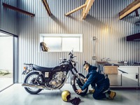 昭和の「文化住宅」を「ガレージハウス」にリノベーション　東大阪市 画像