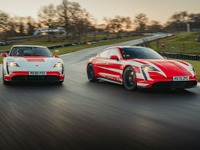 ポルシェのEVスポーツ『タイカン』、1000km耐久走行チャレンジで13の新記録 画像