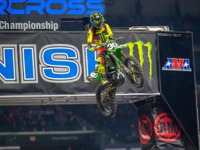【AMA スーパークロス Rd. 6】日本人初、下田丈が表彰台…クラス2位 画像