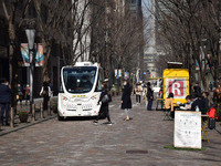 歩行者天国で自動運転モビリティを実証実験へ---歩行者との共存を検証 画像