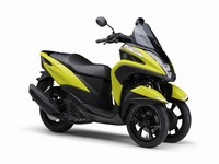 ヤマハ トリシティ125、2021年モデル発売へ　新色イエローを追加 画像