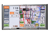 富士通テン、7インチワイド液晶採用の低価格AVN　実売8万円台 画像