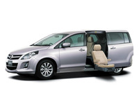 【福祉機器展08】マツダ、ビアンテ のオートステップ車を出品 画像