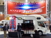 ナッツRV「ハイパーEVO」は走行4時間で満充電…ジャパンキャンピングカーショー2021 画像