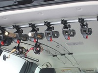最大7本積載可能、SUV・ワゴン向けロッドホルダー発売…カーメイト 画像