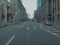一般道路まで拡張した高精度3次元地図データ、2023年度導入へ ダイナミックマップ基盤 画像