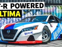 日産 GT-R の心臓部を持つセダン、パワーは1300馬力…新ドリフトマシンが完成［動画］ 画像