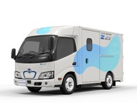 日野、超低床・ウォークスルーの小型EVトラックを開発　2022年初夏市場導入 画像