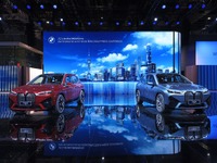BMWの電動SUV『iX』、航続は600km…上海モーターショー2021で発表 画像