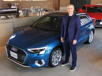 【アウディ A3 新型】日本法人社長「アウディらしい美しいデザインに仕上がった」 画像