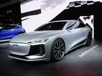 アウディ A6コンセプト、ポルシェと共同開発の次世代EV車台を初搭載…上海モーターショー2021 画像