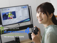 モトクロスゲーム『Monster Energy Supercross』の進化に衝撃! 自分の成長と映像美に没入、バイク女子も速攻プレイで大興奮! 画像