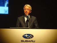 スバル 中村社長「通期で100万台販売をやり切る」…今期営業利益はほぼ倍増の2000億円を予想 画像
