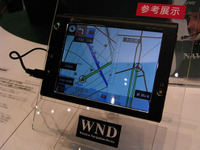 【CEATEC08】ナビタイム、通信対応PNDを参考展示 画像