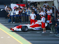 【トヨタF1お台場イベント】写真蔵…メガウェブをF1が走り抜ける 画像