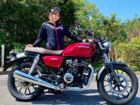 【ホンダ GB350 試乗】単気筒エンジンの鼓動感がたまりません！…小鳥遊レイラ 画像
